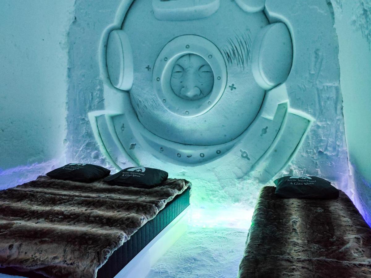 Arctic Snowhotel & Glass Igloos Sinettä Esterno foto
