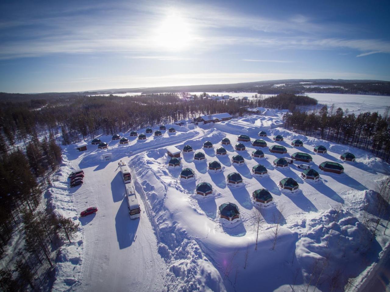 Arctic Snowhotel & Glass Igloos Sinettä Esterno foto